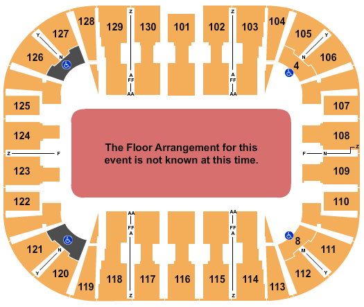 EagleBank Arena WWE Seating Chart